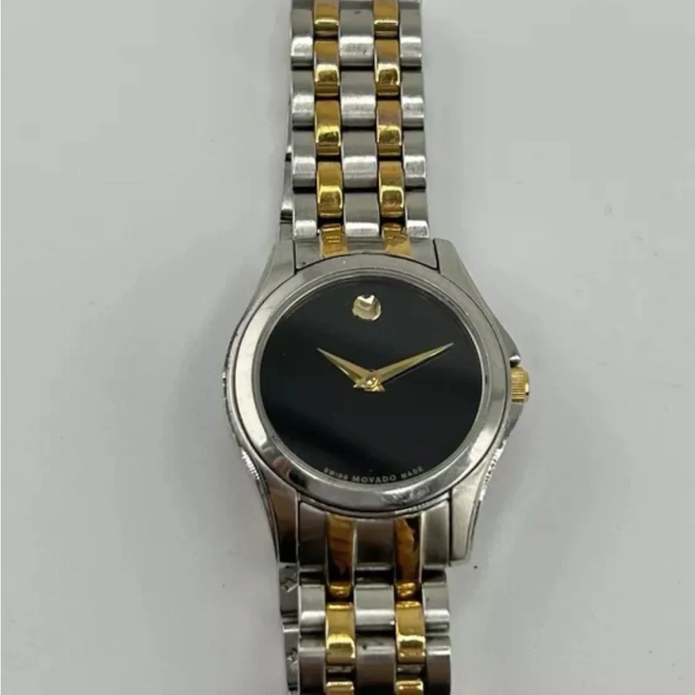 MOVADO Swiss Quartz All Steel Women’s Watch New Battery #184